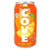 COVE SODA CANS ORANGE ZERO SUGAR  355ML/12CT   