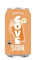 COVE SODA CANS CREAM SODA ZERO SUGAR  355ML/12CT       