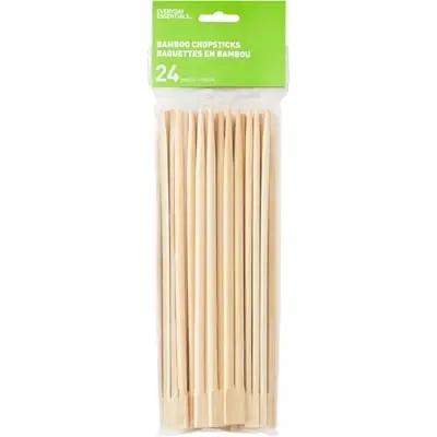 [077094] BAMBOO CHOPSTICKS / 24PK   