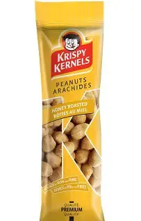 [064210082300] KRISPY KERNELS HONEY ROASTED PEANUTS 60G/12CT