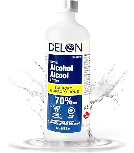 DELON RUBBING ALCOHOL 50% / 473ML