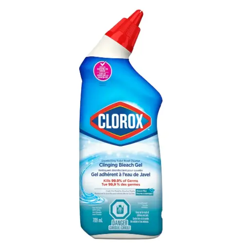 CLOROX BOWL CLEANER W/ BLEACH GEL 709ML 