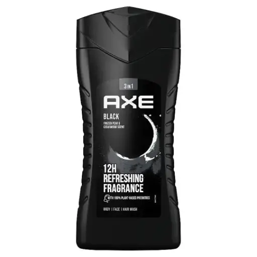 AXE 3 IN 1 WASH BLACK 250ML 