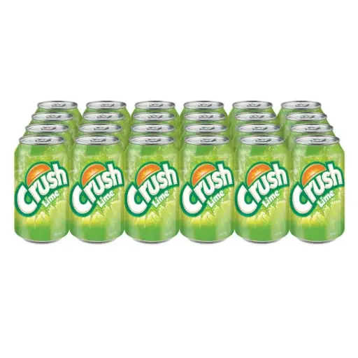CRUSH LIME CANS 24PK/355ML 