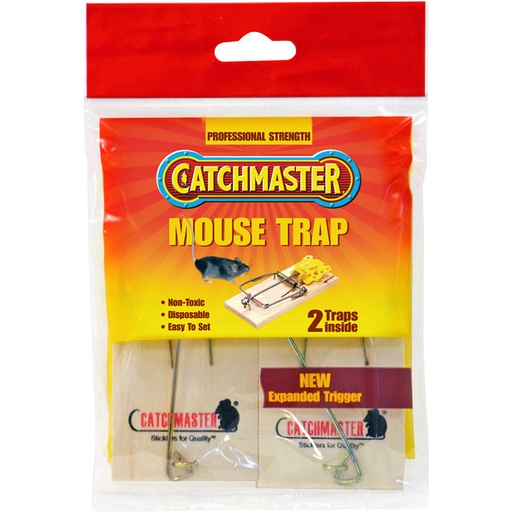 [WT-5] WOOD MOUSE TRAP 2PK 