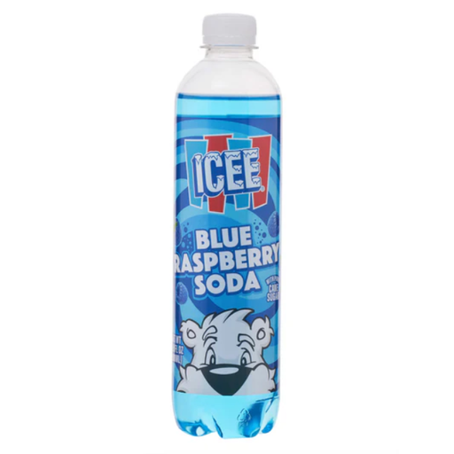 ICEE BLUE RASPBERRY SODA 500ML/12CT