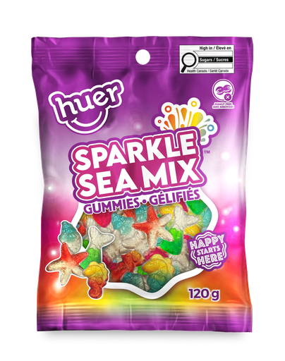 [HB592045] HUER SPARKLE SEA MIX GUMMIES 75G
