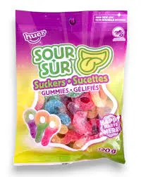 [771047597081] HUER SOUR SUCKERS GUMMIES 120G 