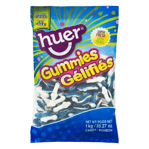 [771047021388] HUER SMALL BLUE SHARKS 1KG