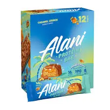 [4895] ALANI CARAMEL CRUNCH PROTIEN BAR 52G/12CT
