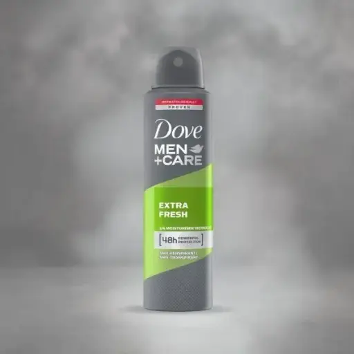 DOVE MEN EXTRA FRESH SPRAY 150ML   