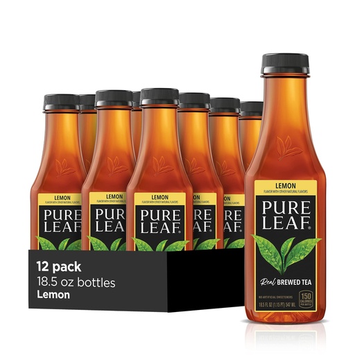 [098000100813] PURE LEAF ICED TEA ZERO SUGAR LEMON 547ML/ 12CT  