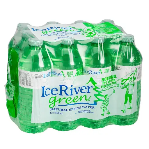 [70090] ICE RIVER GREEN BOTTLES 500ML/12CT