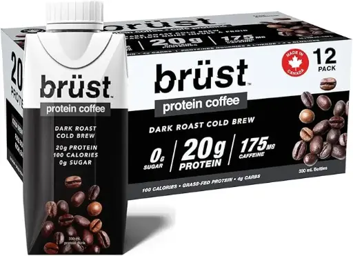 [627843892830] BRUST COLD BREW PROTEIN COFFEE 20G 330ML/18CT 