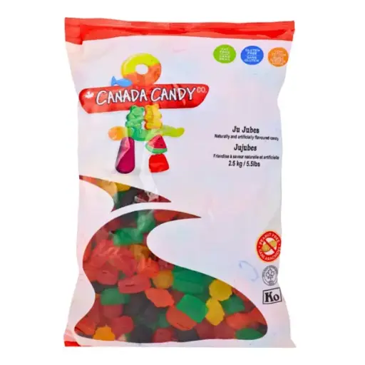 [064777805534] CANADA CANDY SOUR JU JUBES 2.5KG