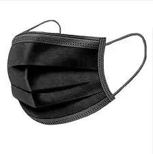 [6973405736215] FACE MASKS BLK /50PK