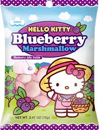 [J83852] EIWA HELLO KITTY BLUEBERRY MARSHMALLOW 70G (JAPAN)