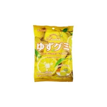 [4901326040816] KASUGAI YUZU GUMMY CANDY 102G