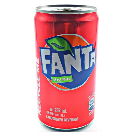 [049000063059] FANTA BIG RED CANS 237ML / 24CT 