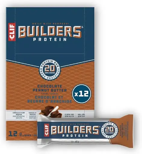 CLIF BUILDERS CHOCO PEANUT BUTTER 68G/12CT