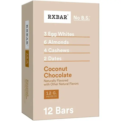 RX BAR COCONUT CHOCOLATE 52G/12CT