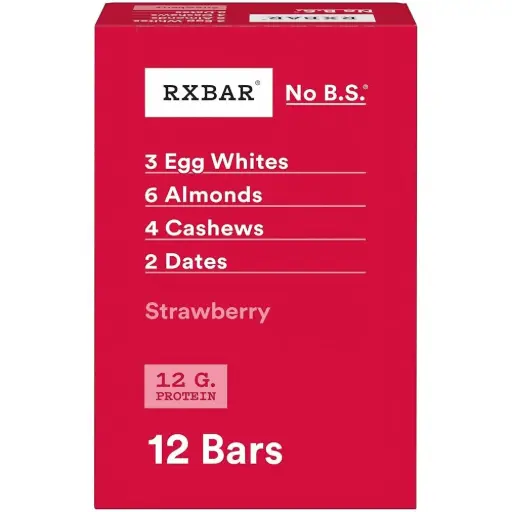 [193908008091] RX BAR STRAWBERRY 52G/12CT