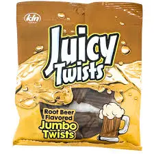[022224520041] JUICY TWISTS ROOT BEER 113G