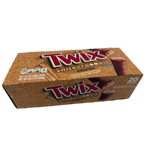 [2989] TWIX SNICKERDOODLE REGULAR 40G/20PK