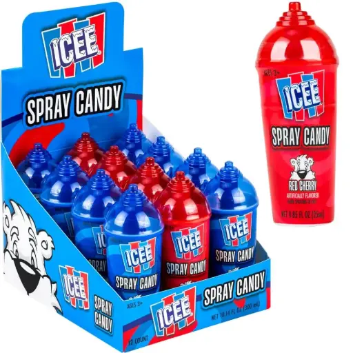[632365122150] ICEE SPRAY CANDY 300ML/12CT