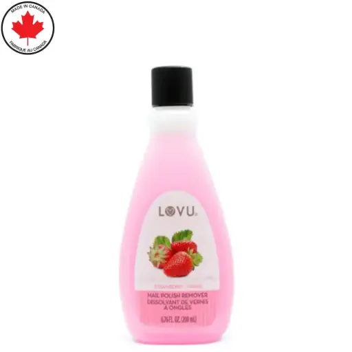 LOVU NAIL POLISH REMOVER STRAWBERRY 200ML 