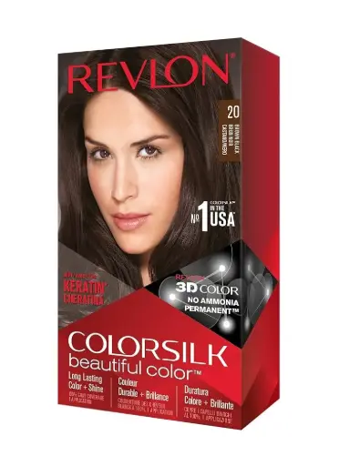 REVLON COLOURSILK #20 BROWN BLACK 