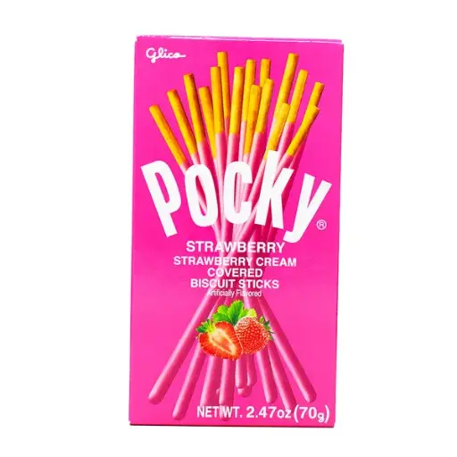 [G11202] GLICO POCKY STRAWBERRY 70G (JAPAN)