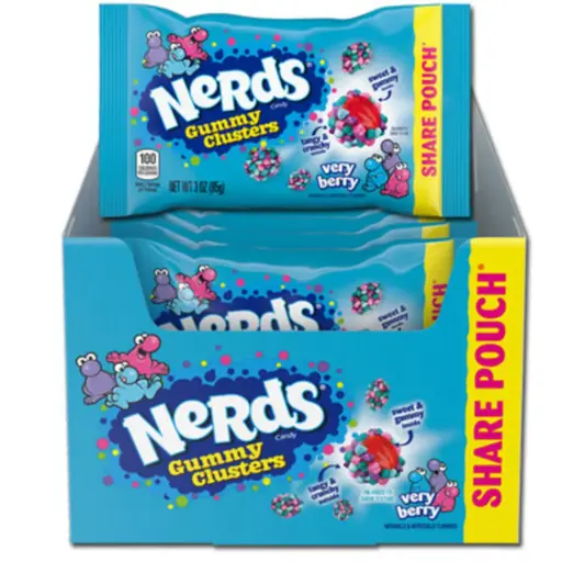 [30008566] NERDS GUMMY CLUSTER BERRY 45G/20CT 