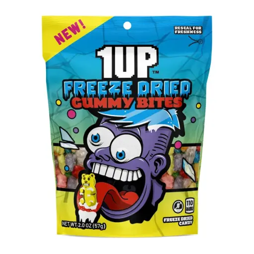 1UP FREEZE DRIED GUMMY BITES 57G