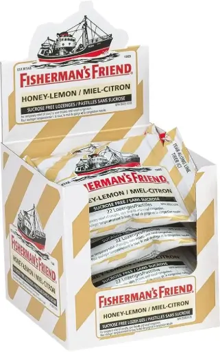 [FF006] FISHERMAN'S FRIEND HONEY LEMON SUGAR FREE 8X22CT