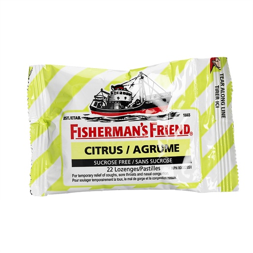 [FF016] FISHERMAN'S FRIEND CITRUS S/F 8X22CT 