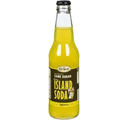 [10055270886042] GRACE ISLAND SODA CANS PINEAPPLE 250ML/ 24CT