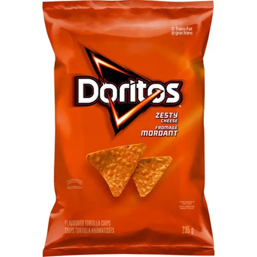 [05444] DORITOS ZESTY CHEESE 235g