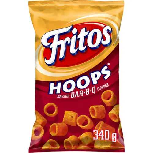 [060410054604] FRITOS HOOPS BAR-B-Q 340G