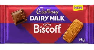 CADBURY DAIRY MILK BISCOFF 95G (UK)
