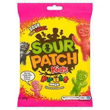 SOUR PATCH KIDS FRUIT MIX130G (UK)