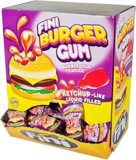FINI BUBBLEGUM BURGER 200CT