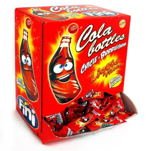 [2119] FINI BUBBLEGUM COLA BOTTLE 200CT 
