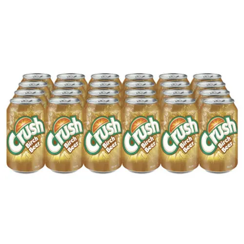 [05661105] CRUSH BIRCH BEER CANS 24PK/355ML
