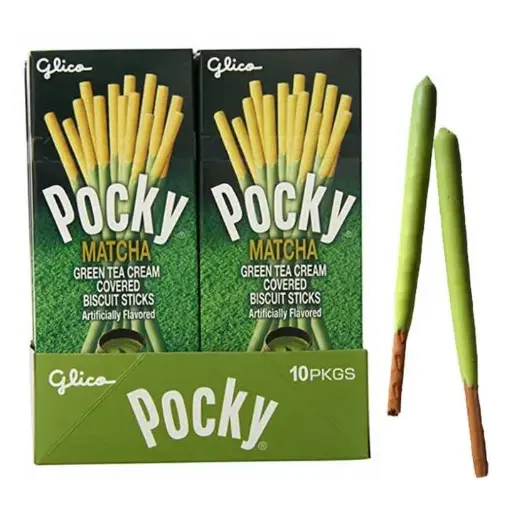 POCKY STICKS GREEN TEA 10CT 