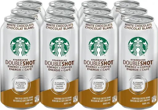 [069000160169] STARBUCKS DBL SHOT WHITE CHOCOLATE 444ML/ 12CT 