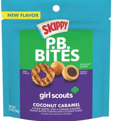 [037600334648] SKIPPY P.B. BITES COCONUT CARAMEL 156G