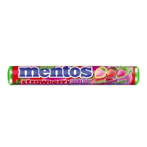 [8723400770756] MENTOS STRAWBERRY MIX 20CT (US)