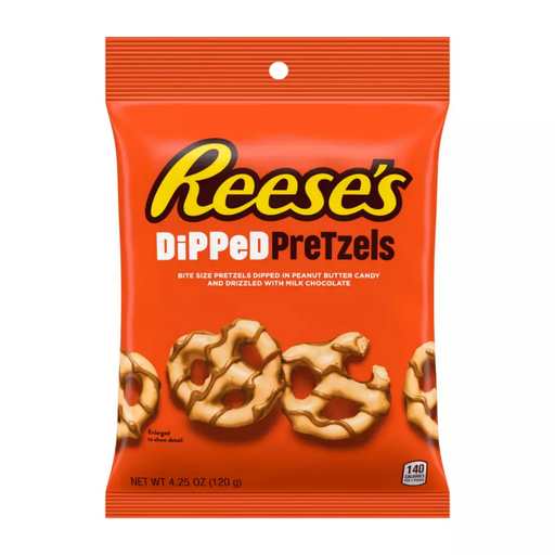 [034000217595] REESE'S DIPPED PRETZELS 120G 
