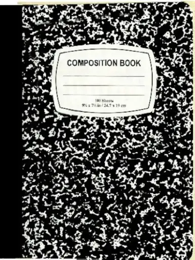 COMPOSITION BOOK 8X11.75" / 160PG